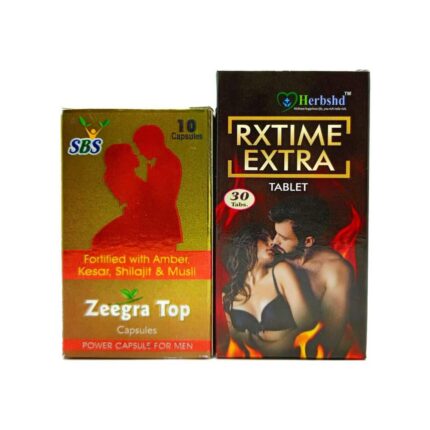 Zeegra Top Capsule & Rx Time Extra Tablet Combo