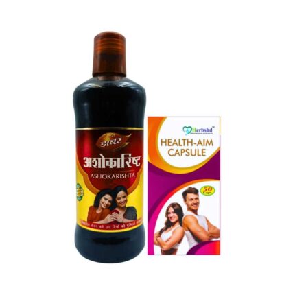 Dabur Ashokarishta Tonic And Health Aim Capsule Combo Pack