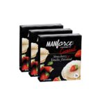 Manforce Condoms Strawberry and Vanilla flavour Pack Of 15