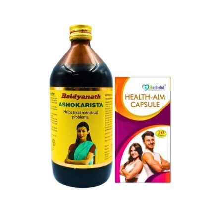 Baidyanath Ashokarista Tonic And Health Aim Capsule
