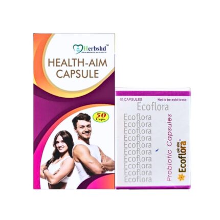 Ecoflora Probiotic 10 Capsules And Health-Aim Capsule (Combo Pack)