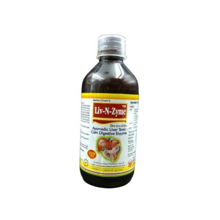 Ayurvedic Liv-N-Zyme Syrup And Health-Aim Capsule