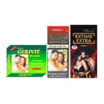 Buy Now 100% Satisfaction Herbals Gerivit Forte Capsule & Oil For early ejaculation treatment, sheeghrapatan, loss of labido, vitality, impotence, immunity