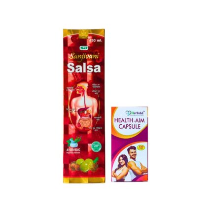 Ayurvedic Sanjivani Salsa Syrup And Health-Aim Capsule