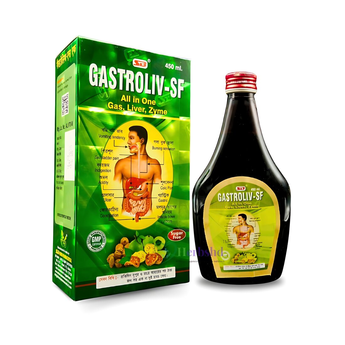 SB Liver Zyme Gastroliv-SF Tonic 450ml