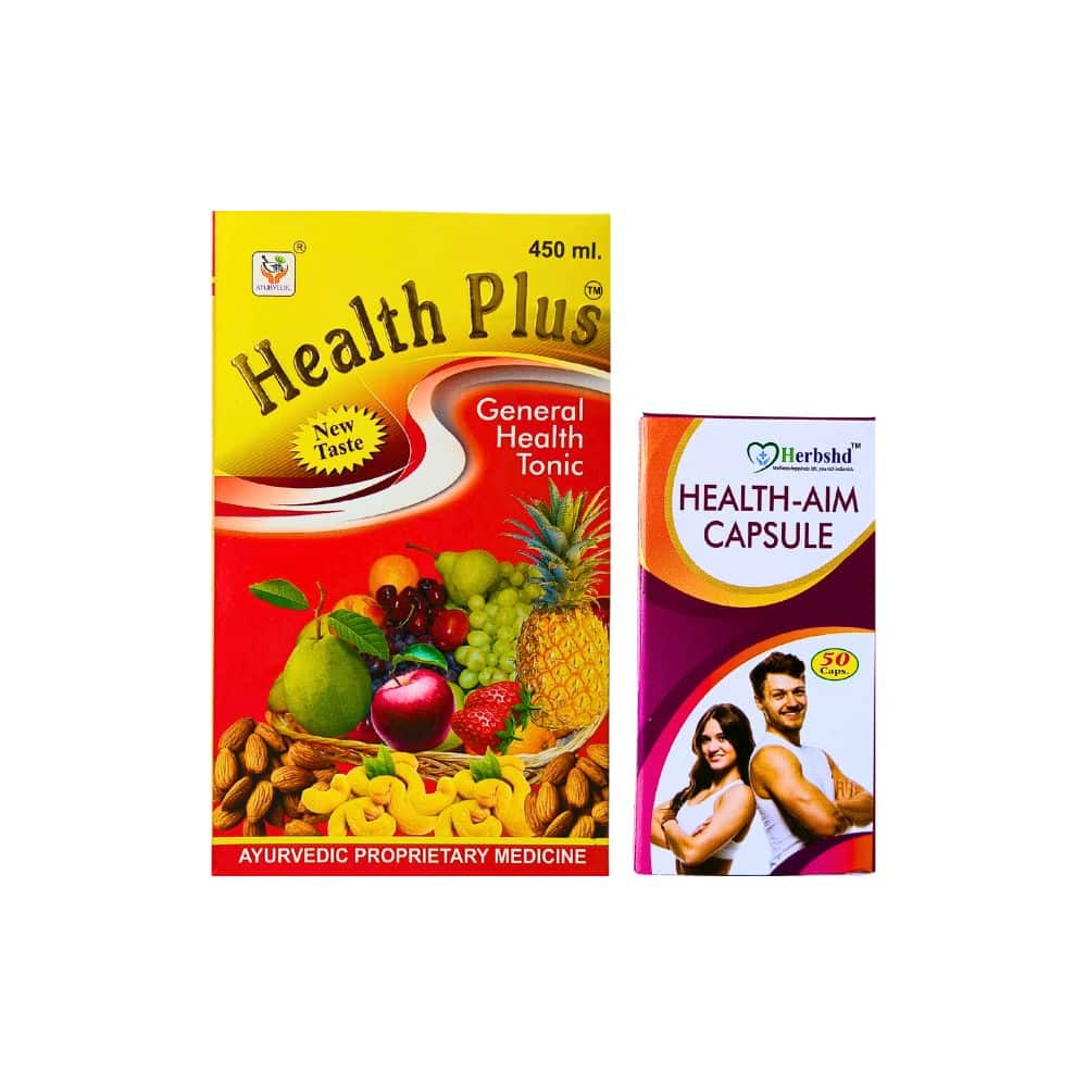 Ayurvedic Health Plus Tonic & Health-Aim Capsule Ayurvedic Health Plus Tonic & Health-Aim Capsule