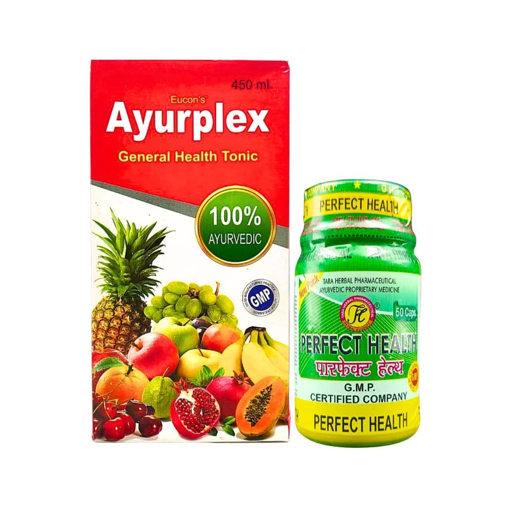 Ayurvedic Ayurplex Tonic &Perfect Health Capsule Gastric For(combopack) Order Now Ayurvedic Ayurplex Tonic &Perfect Health Capsule , Gastric Anemia, for Acidityliver Disease, loss Apptite Anorxia general debility on herbshd.com .