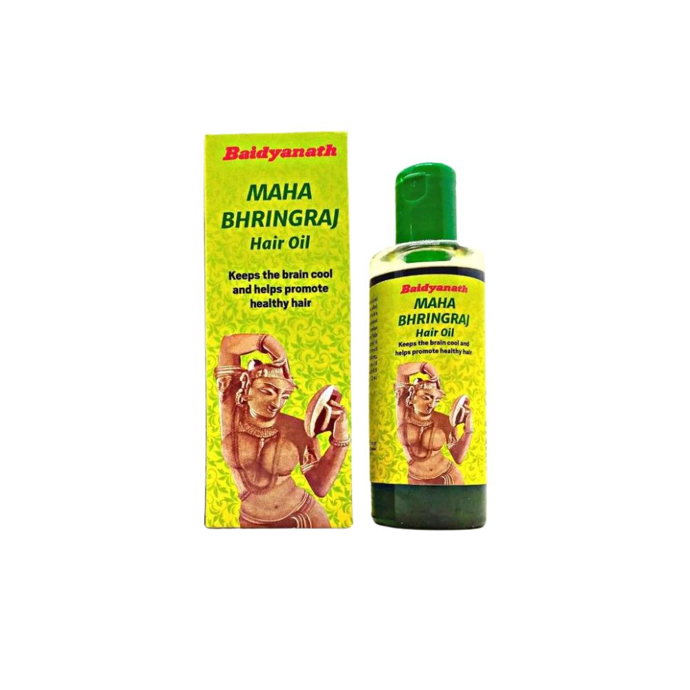 Maha Bhringraj Hair Oil And Red Onion Hair Shampoo for hair loss treatment