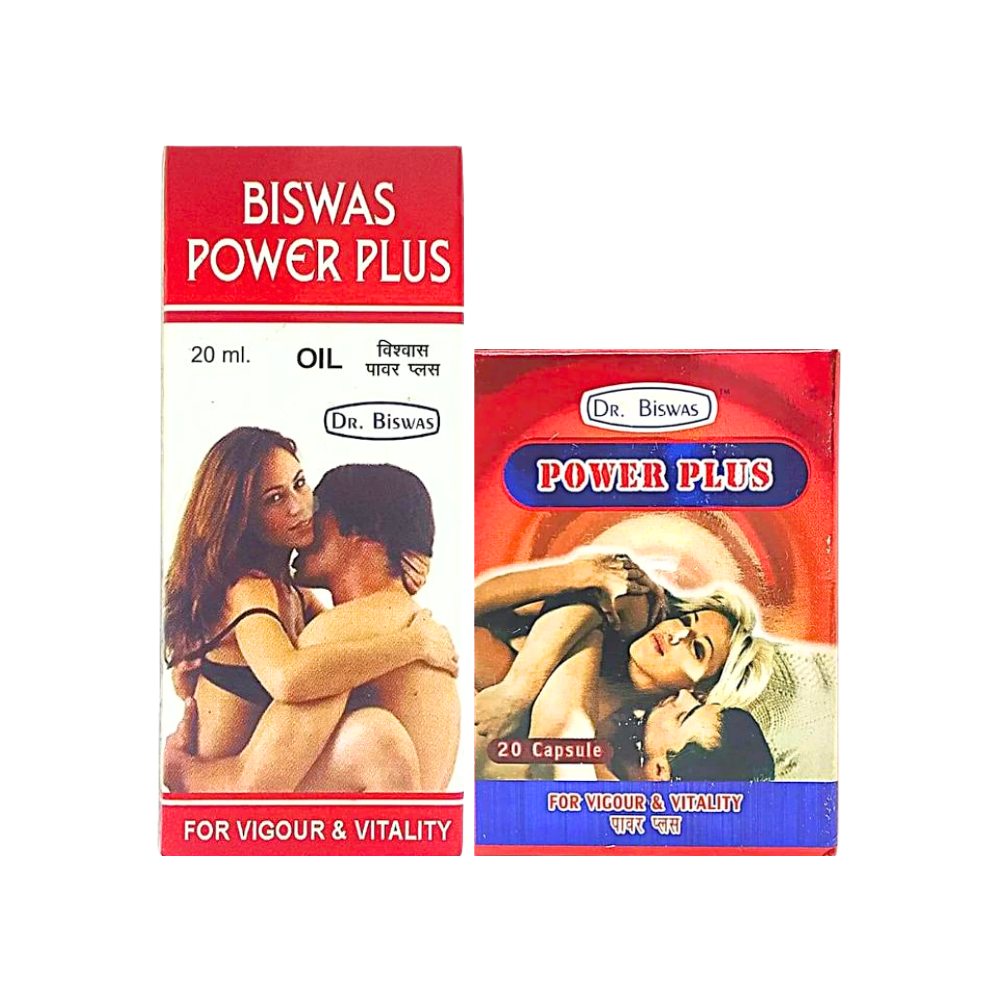 Biswas Power Plus Oil & Capsule (Combo Pack) Biswas Power Plus Oil & Capsule for vitality, increases spermatogenesis, premature ejaculation, increases fertility