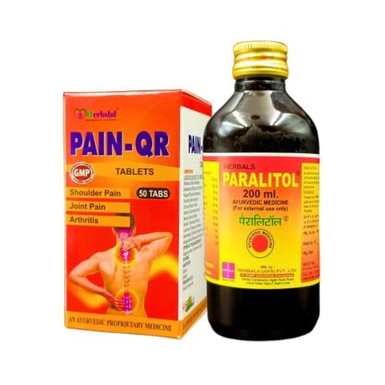 Buy Osteoarthritis Paralitol Oil 200ml & Pain-QR tablets for joint pain, muscle pain, joint affection, rheumatism, osteoarthritis, frozen shoulder