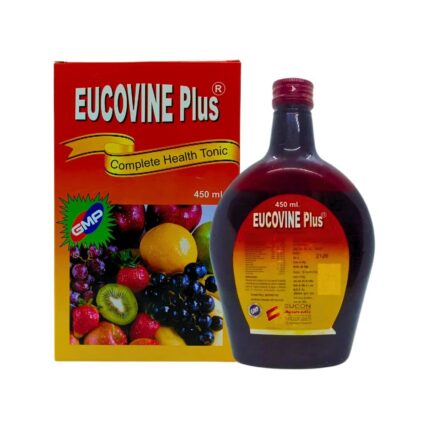 Eucovine Plus Syrup & Strong Health Capsule for weight gain, vitamin, general weakness, body weakness, increases appetite, liver, booster immunity