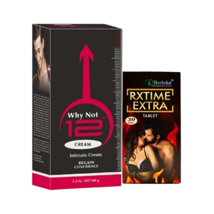 Buy Penis Enlargement Why not 12 Cream & Rxtime Extra Tablet for premature ejaculation, increase stamina, extra energy, male libido, increase sperm