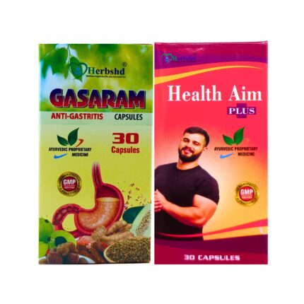 Order Now Health Aim Plus Capsule & Gasaram Capsule for body building, removes acidity, relieves nausea, relieves constipation, वजन बढ़ाता है an herbshd.com
