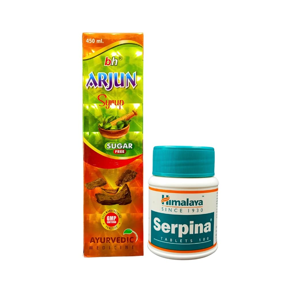 Himalaya Serpina Tablet & Arjun Syrup For high blood pressure Himalaya Serpina Tablet & Arjun Syrup
