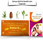 Sensa Q10 Capsule & Health aim Capsule (Combo Pack)