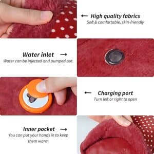Electric Hot Water Bag, Heating Pad For Period Cramps