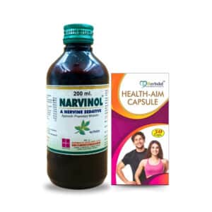 yurvedic Narvinol Syrup & Health Aim Capsule For anexity