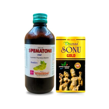 Hearbals Spematone Syrup & Sonu Gold Capsule for increase sperm