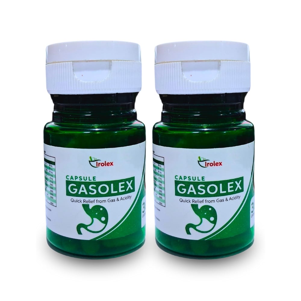 Ayurvedic Gasolex Capsule for gas & acidity Gasolex Capsule