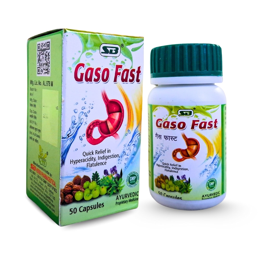 SB Gaso Fast Capsule SB Gaso Fast Capsule For Hyperacidity
