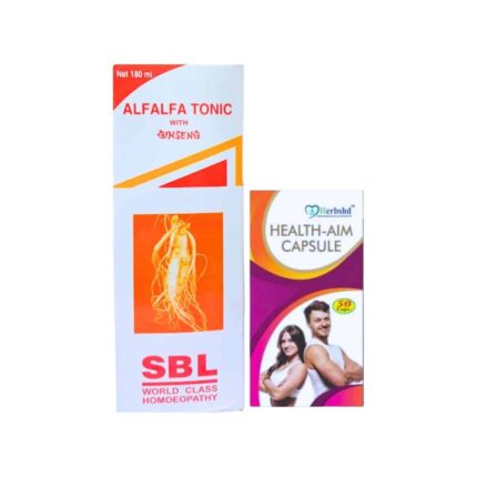 SBL Alfalfa Tonic with Ginseng & Health Aim Capsule