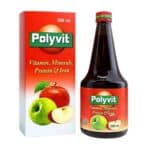 Ayurvedic Polyvit 300 ml Syrup and Eucovine Plus 30 Capsule for Vitamin