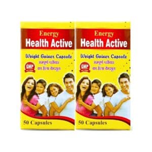 Ayurvedic Energy Health Active 50 Capsule for Weight Gaine