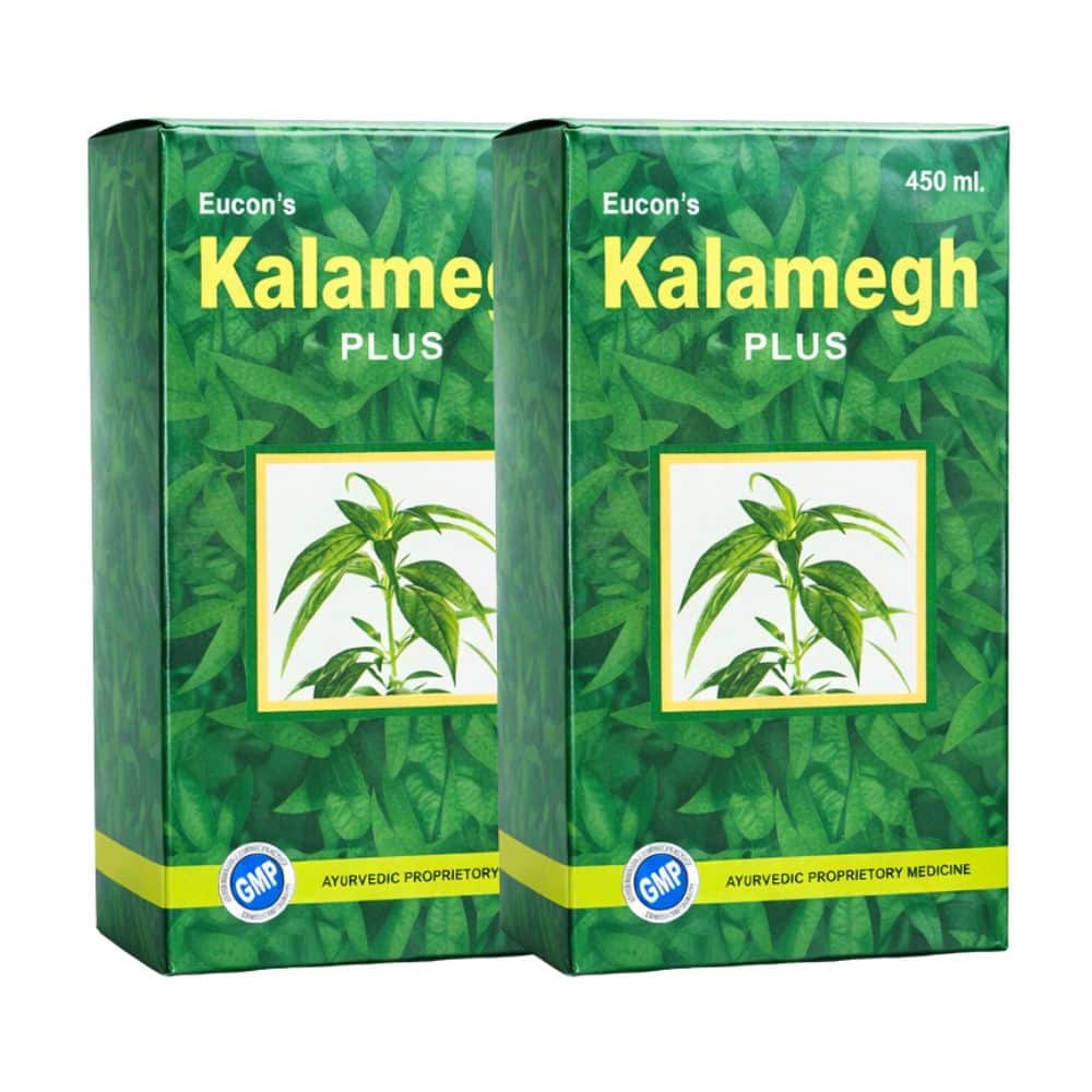 kalamegh plus tonic Ayurvedic Kalamegh Plus Syrup 450ml For Protects Liver (Pack Of 2)
