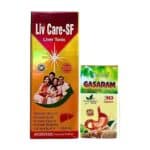 SB Liv Care-SF Liver 450ml Tonic & Gasaram 30Capsule ( Combo Pack )